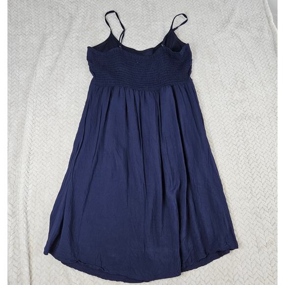Maurices Navy Blue Embroidered Midi Dress - Picture 8 of 9